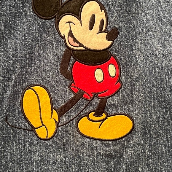 Vintage Disney Embroidered Mickey Mouse Denim Jacket. - Picture 5 of 8
